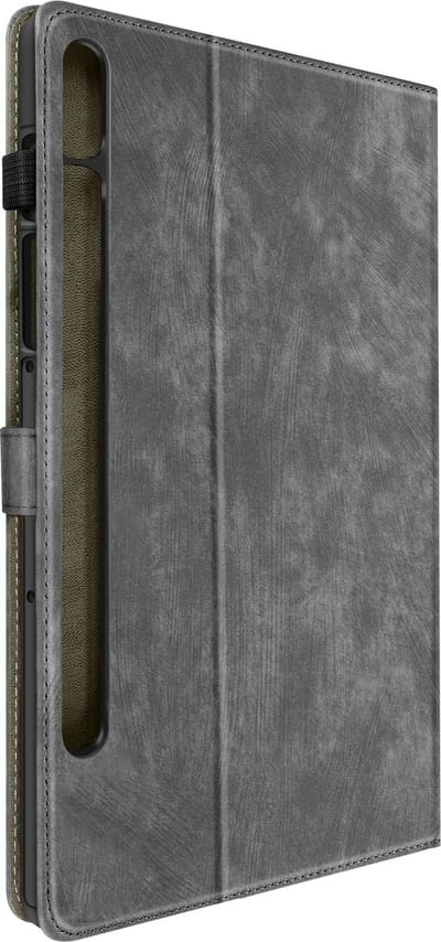 Avizar Foliohoes Geschikt voor Samsung Galaxy Tab S9 / S9 FE Multi-compartiment folio en videostandaard, Grijs