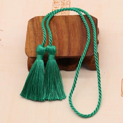 2-10 stuks 54 cm lang touw dubbele franje kwasten handgemaakte zijden bladwijzer kwast voor gordijn decoratie DIY knutsel naai benodigdheden 5Pcs