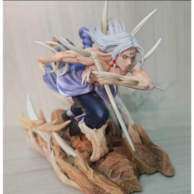Naruto Shippuden Figuur Kimimaro 18cm Japanse Anime PVC Actie Model Speelgoed Kimimaro Figuur Game Standbeeld Verzameling Model Poppetje With Retail Box gray