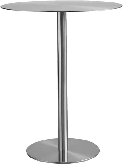 Moderne Bartafel - Statafel Keuken - Gezellig Samenzijn - Marmeren Blad Metaal - 40x40x75cm - Zwart
