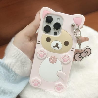 3D Cartoon Beer Telefoonhoesje Voor Samsung Galaxy S24 S23 S22 S21 S20 FE Plus Ultra A54 A53 A14 Sleutelhanger Hanger Cover Galaxy S24