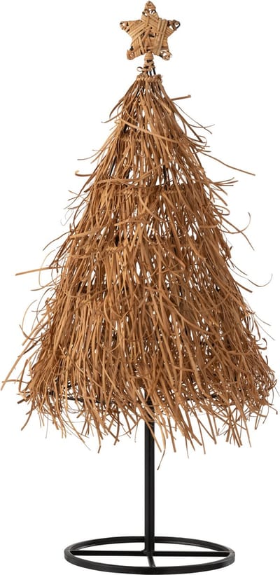 J-Line decoratie kerstboom Ster - jute - large