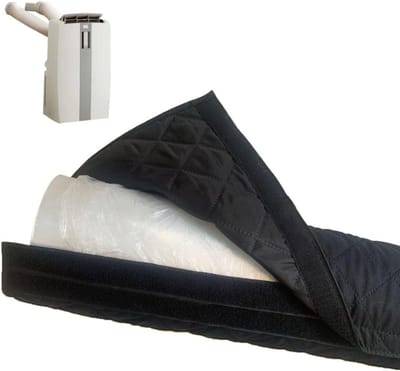 Draagbare Airconditioner Slanghoes, Warmte-isolerende Pijpcasing, Aluminium Folie Afvoerslanghoes voor 13cm en 15cm Diameter, Perfect voor Thuisgebruik en Energie-efficiëntie