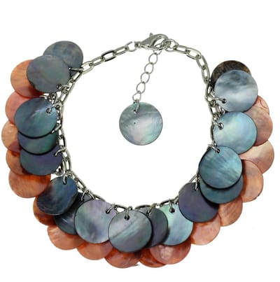 Behave - Armband dames - schelp - bohemian zomerstijl - 19-23,5 cm
