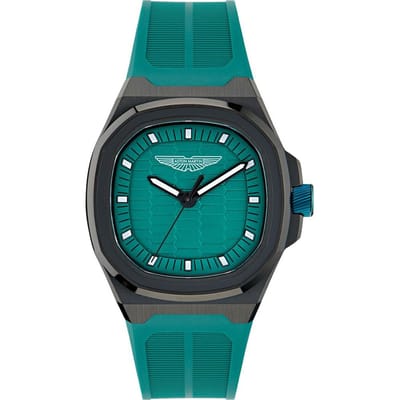 Aston Martin Aml Icon GPQ MTIG1F501 Horloge - Siliconen - Groen - Ø 40 mm