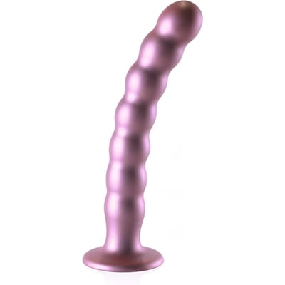 Shots - Ouch! OU824ROS - Beaded G-Spot Dildo - 8'' / 20,5 cm - Rose Gold