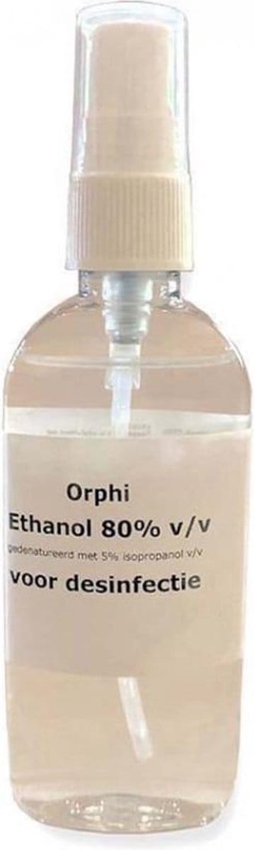Alcohol Desinfectie Spray 80% - 100ml. Met spray kop