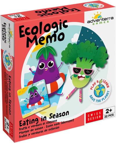 Adventerra Games memoryspel - Ecologic Memo seizoensgroenten en fruit.
