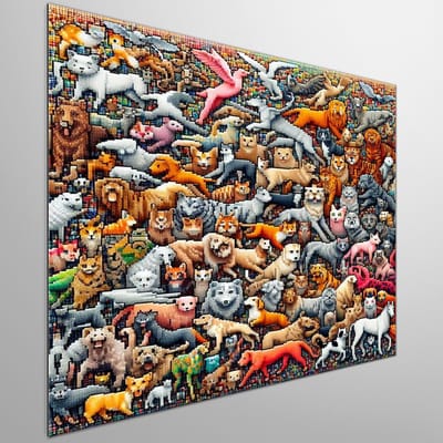 Kunstprint | Wanddecoratie | Dibond | 40 × 40 cm