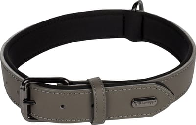 Flamingo Binti Met Neopreen - Halsband Honden - Halsband Binti Grijs Xl 47-57cm 30mm - 1st - 123381 - 1st