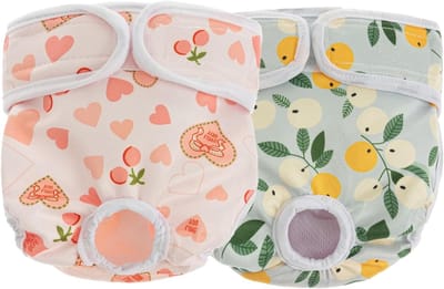 Hernieuwbare en Wasbare Hondenluiers voor Vrouwelijke Honden, Lekvrije Diapers voor Honden in de Loopperiode, Ideaal voor Katten en Honden tijdens Menstruatie