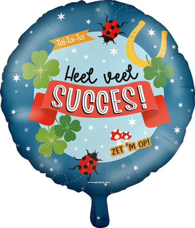 Foil balloon - Heel veel succes