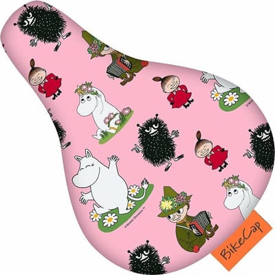 BikeCap Zadelhoesje Kids Moomin Pretty Pink | Fietszadelhoes - Fietszadeldek - Stof en waterafstotend