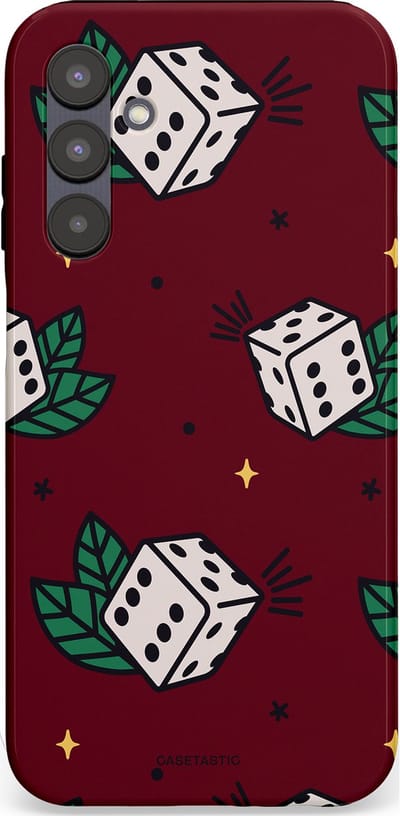 Casetastic Hoesje Geschikt voor Samsung A25 - Stijlvolle Beschermende Duo-layer Case - Casino zes