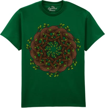Keltische Knoop Boom Celtic Knot Tree Branches The Coloured House T-shirt M