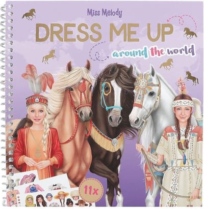 Depesche - Miss Melody Dress me up stickerboek