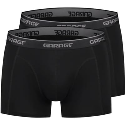 Garage - Boxershorts - Heren - S - Zwart - Katoen - 0855 2 Pack Boxershorts