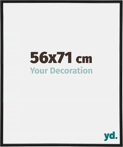 Your Decoration - Fotolijst 56x71 cm - Kunststof - Zwart Mat - Annecy