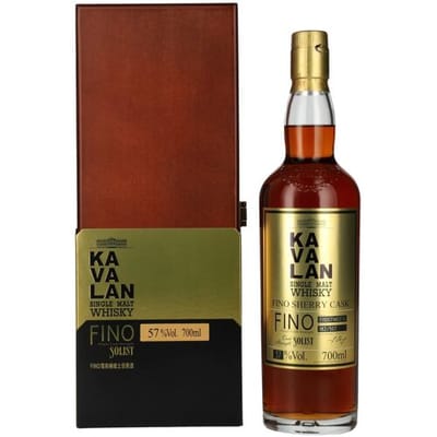 Kavalan Whisky Kavalan SOLIST Fino Sherry Cask 57% Vol. 0,7l in Holzkiste