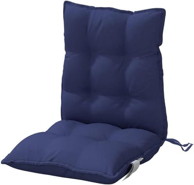 Tuinstoelkussens Set - Stoelkussens Buiten - Comfortabel Zitten - Waterafstotend Oxford Weefsel - 100 x 50 cm - Marineblauw