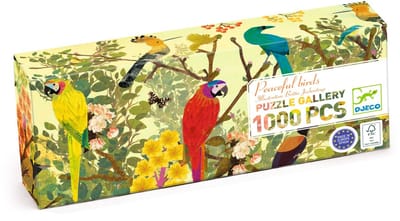 Peaceful birds - puzzel van 1000 stukjes - Panorama