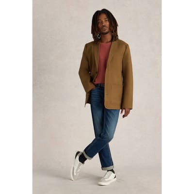 White Stuff Chiltern Blazer Mid Tan Größe: 40 | Blazer Outlet | Herren