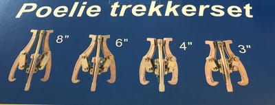Poelie trekkkerset 4 delig