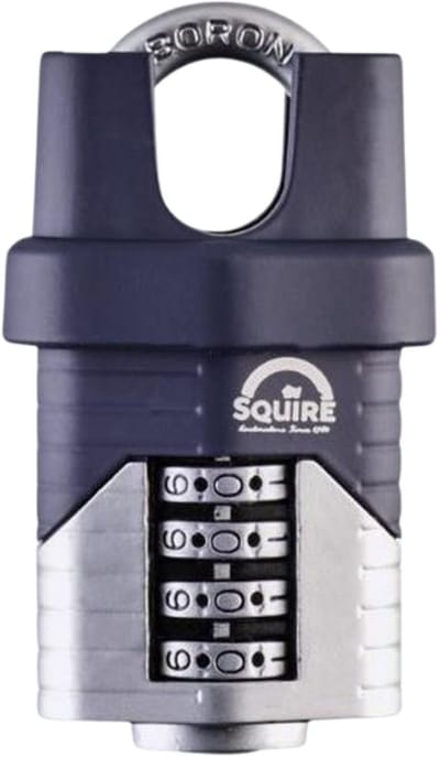 Squire Vulcan Combi 40CS - Hangslot - Cijferslot - Gesloten beugel - Weerbestendig - 40mm