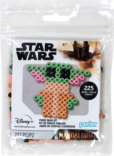 Star Wars - Strijkkralen probeer kit - voor kinderen - The Child - 225 strijkkralen - 53457