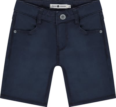 Stains and Stories boys short Jongens Broek - dark royal - Maat 98