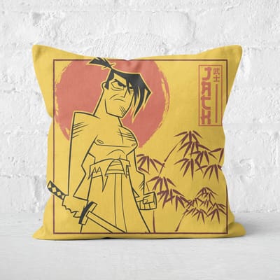 Samurai Jack Jack Vs Aku Square Cushion - 50x50cm - Soft Touch