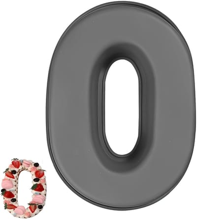 Nummer Taart Mallen Silicone, 3D Grote DIY Bakvorm voor Verjaardag en Jubileum, Antikleef Bakgerei voor Taartdecoratie en Bakplezier