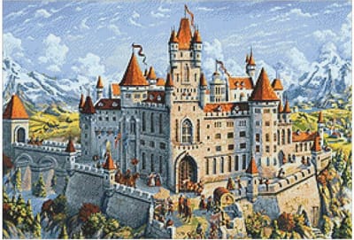 Diamond  Painting Magic Castle  70x48