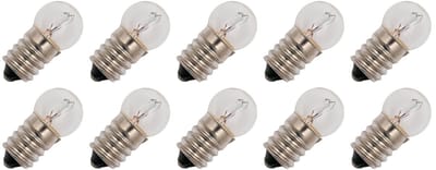 Signaallamp E14 60V 3W - 50 mAh - 10 stuks - G18 Gloeilamp Ø18mm - 35mm - 2500K - Dimbaar