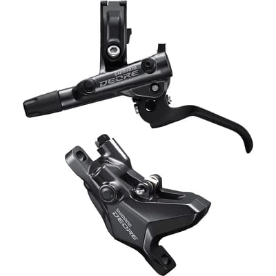 Hydraulische schijfremmen vooraan Shimano Deore M6100