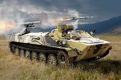 Trumpeter Modelbouwpakket Militaire voertuigen - 09605 Russian 9P149 Launching Vehicle w/9K114 Shturm-S ATGM system Plastic - 1:35 - Modelbouw