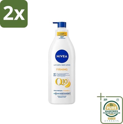 Nivea - Q10 - Verstevigende Bodylotion met Pomp - Vitamine C - 48 uur Hydratatie - Voor Normale Huid - 400 ml - Voordeelverpakking - 2 stuks - Verstevigende lotion - Hydraterende lotion
