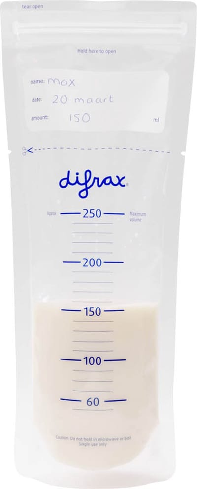 Difrax Moedermelk bewaarzakjes - 40 stuks