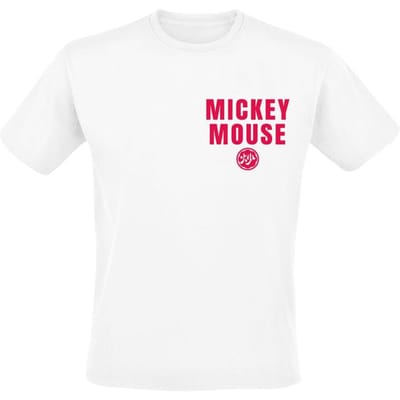 Mickey & Minnie Mouse - Disney T-shirt - Well Controlled Cooking - M tot 3XL - voor Mannen - wit