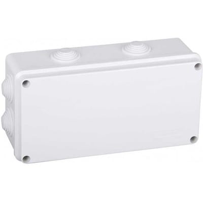 HOFTRONIC Lasdoos - IP65 Waterdicht - 8 Flexibele ingangen - 200x100x70 mm - Voor binnen en buitengebruik - Wit