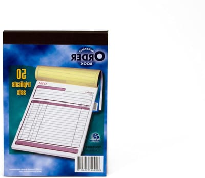 Bestelboek - Drievoudige order - Administratie Bijhouden - NCR Zonder Koolstof - 137 x 203 mm - Niet gespecificeerd