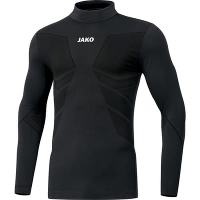 Jako Comfort 2.0 Shirt Opstaande Kraag Kinderen - Zwart | Maat: 140-152