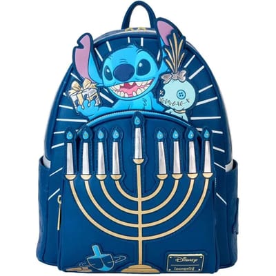 LoungeFly - Disney met oplichtende Lilo en Stitch Rugzak - Mini handbagage Backpack - Rugtas