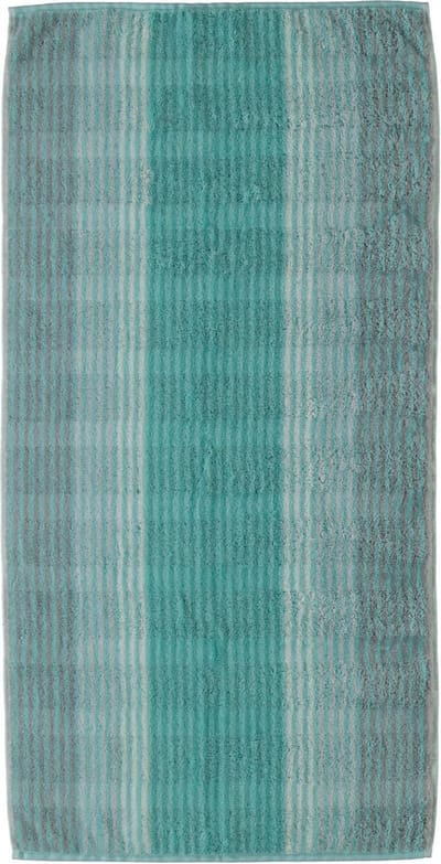 Cawo Cashmere Streifen Handdoek - Munt 50x100