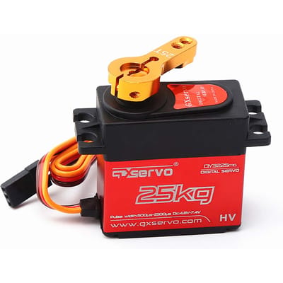QY3225 25KG Metalen Tandwiel Hoog Koppel Waterdichte Digitale Servo voor 1/10 1/12 RC Auto Traxxas HSP Auto Boot Helikopter Robot Vliegtuig 1pc