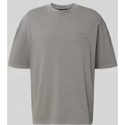 Oversized T-shirt met labelstitching