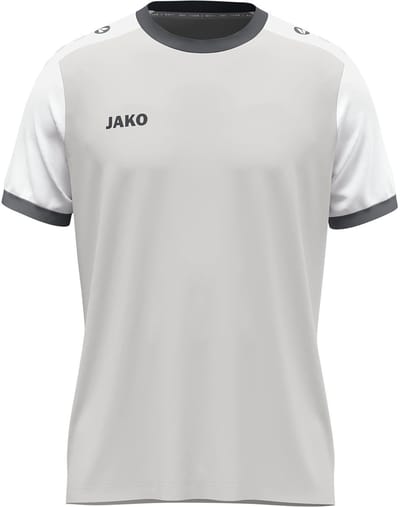 Jako Dynamic Shirt Korte Mouw Kinderen - Lichtgrijs / Wit / Grijs | Maat: 116