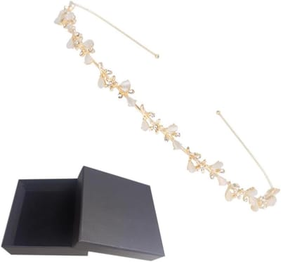 Ronte - Bruidssieraad Diadeem Meisjes Hoofdband Kronen - Feeënhoofdtooi Middeleeuwse Hoofdtooi - Bruidssieraden Goud Zilver - Communie Vormsel Haaraccessoires met Kristalaccenten
