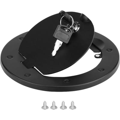 Auto Styling Accessoires Zwarte Brandstof Gas Tank Cover Dop Geschikt voor Jeep Wrangler 24 Deuren 20072017