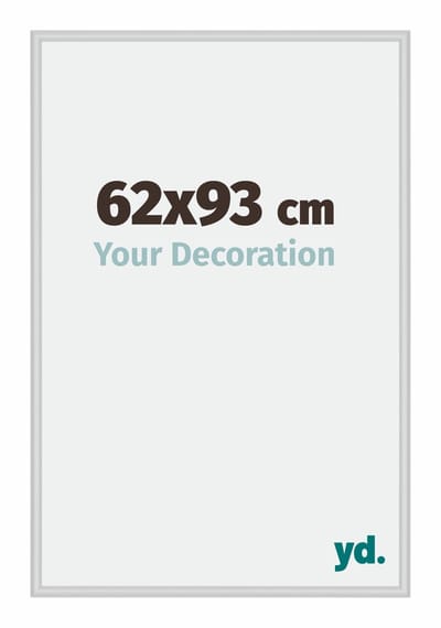 Your Decoration - Fotolijst 62x93 cm - Aluminium - Zilver Mat - Miami